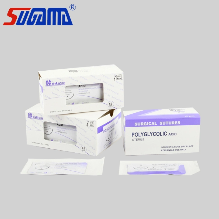 Manufacturer Surgical Polyglactin PGA 910 /PGA/ Pgla Surgical Suture Suture Practice Kit with Needle