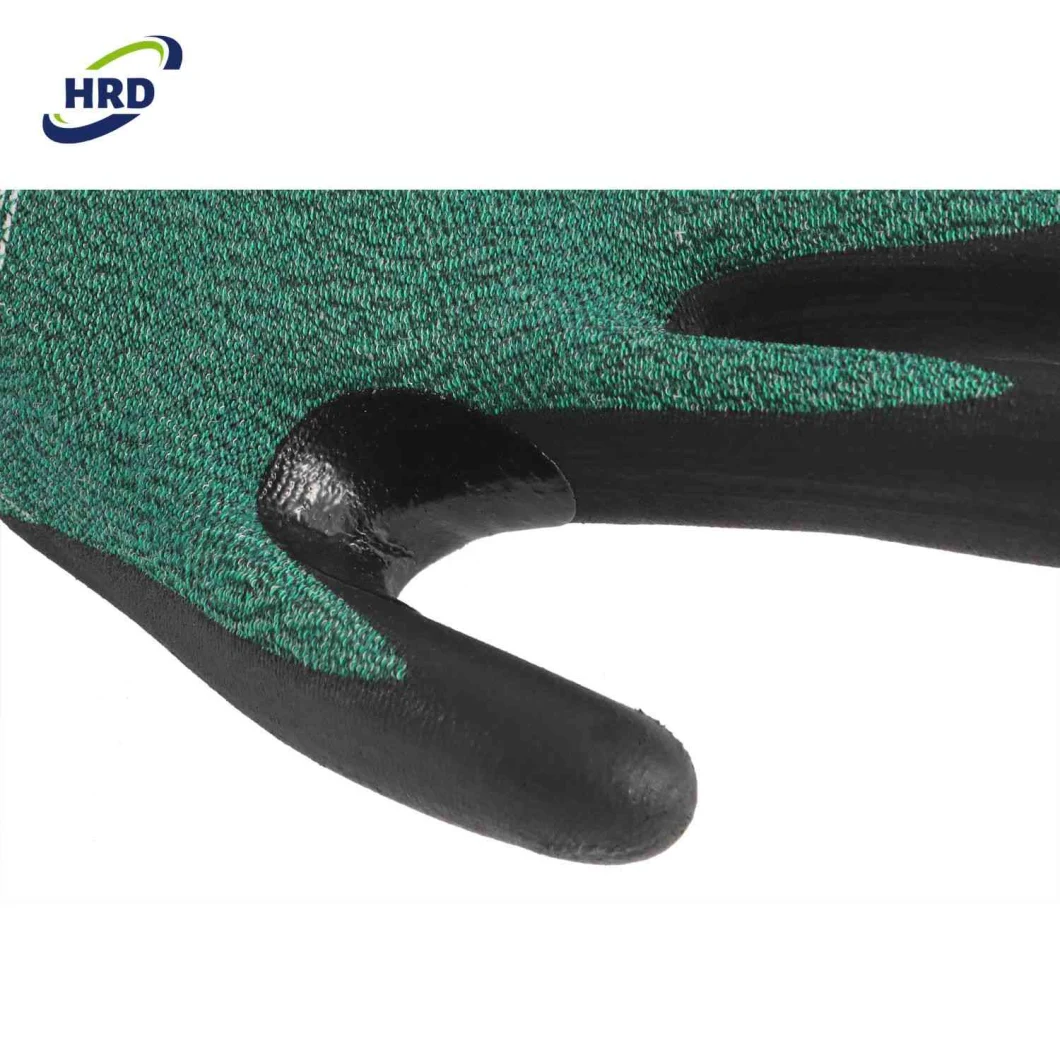 Test Reported Foam Nitrile Coated En 388 4342 Cut Resistant Maxiflex Safety Work Gloves