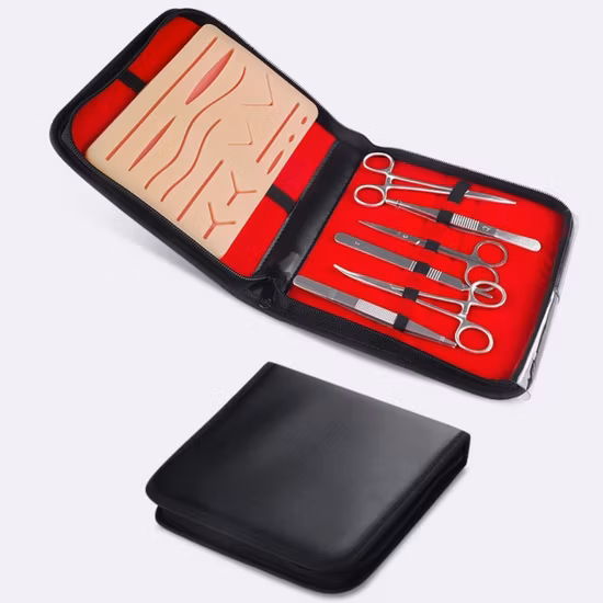 Набор для обучения наложению швов с лезвием для медико-хирургического обучения наложению швов